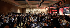 Large conference room for corporate event