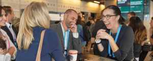 attendees networking during a corporate conference