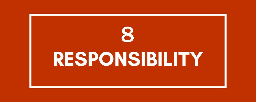 Challenge #8: Responsibility