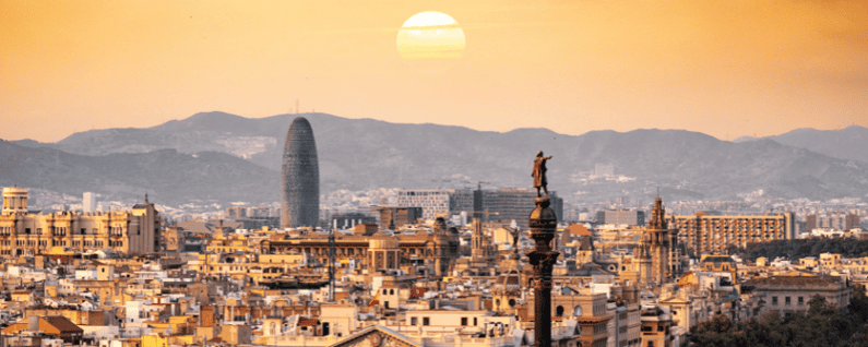 Barcelona Spain skyline