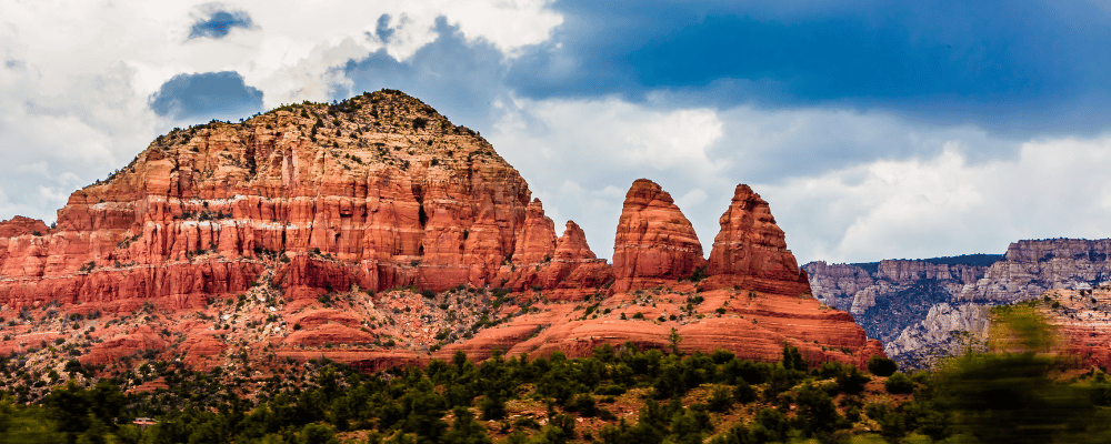 view of mountains in sedona arizona