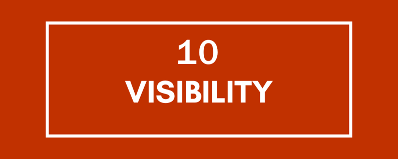 Challenge #10: Visibility