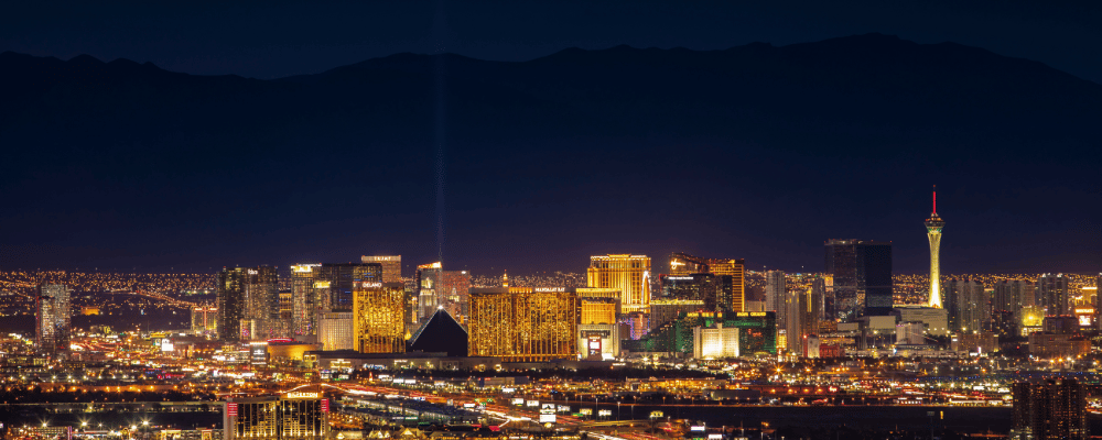 city skyline of Las Vegas, Nevada