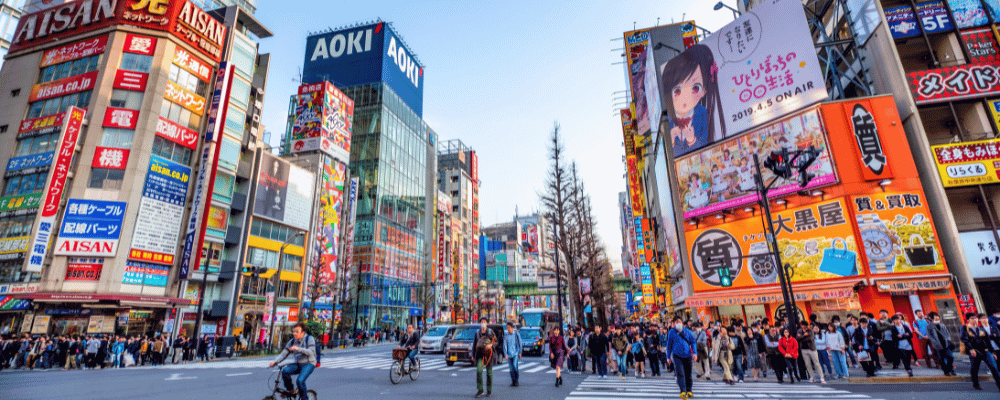 the city of tokyo, Japan