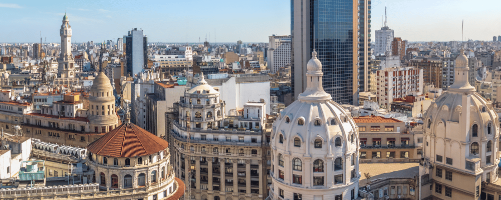 city skyline of Buenos Aires, Argentina