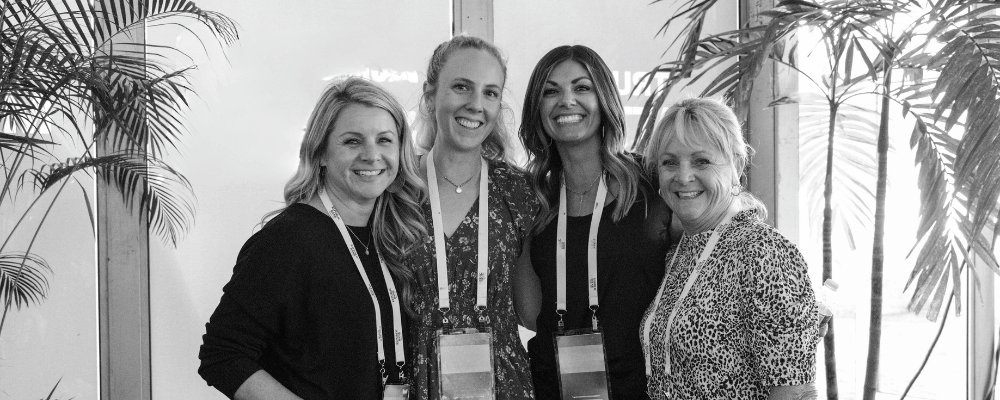 group of event managers at a franchise convention in orlando