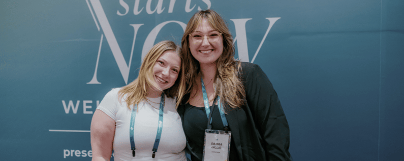 GoGather employees together at a conference