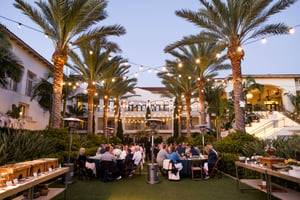 incentive trip dinner outside 