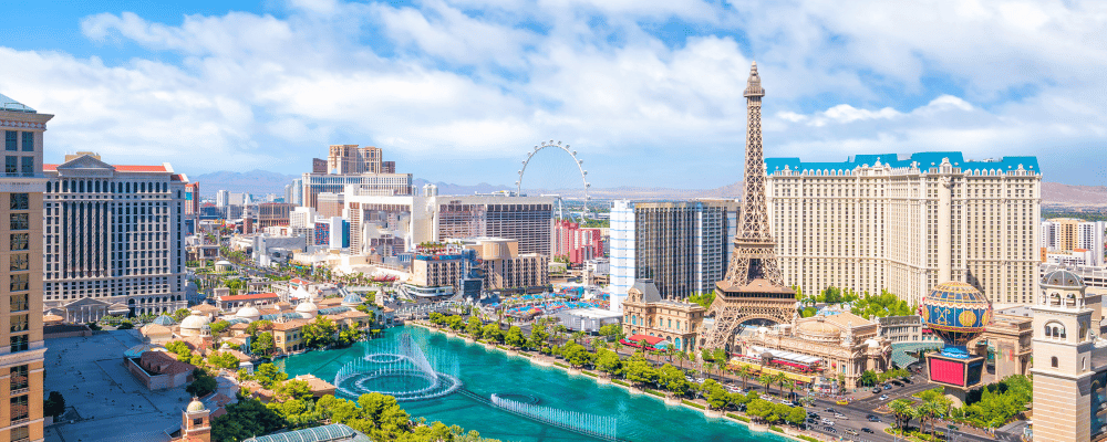 city skyline of Las Vegas, Nevada