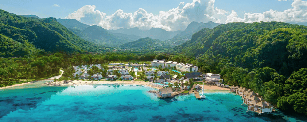 aerial view of the sandals St. Vincent & The Grenadines 