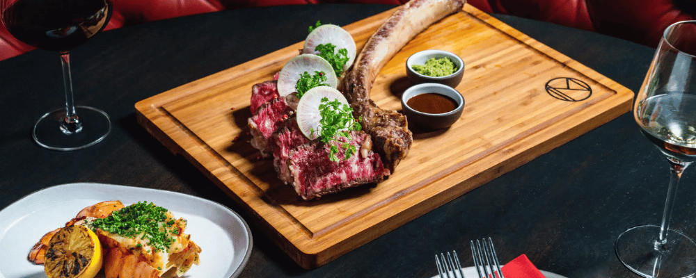 steak plate at The NoMad Restaurant Restaurants in Las Vegas