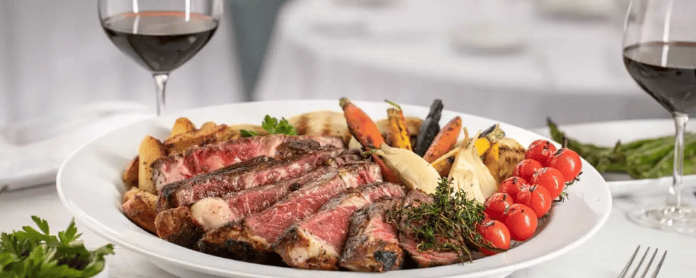 meat plate at the Estiatorio Milos at The Venetian Restaurants in Las Vegas