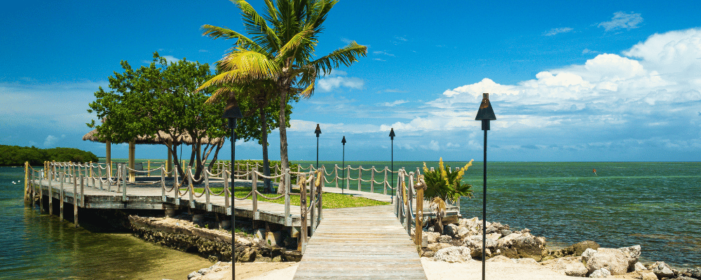 deck at the Florida Keys