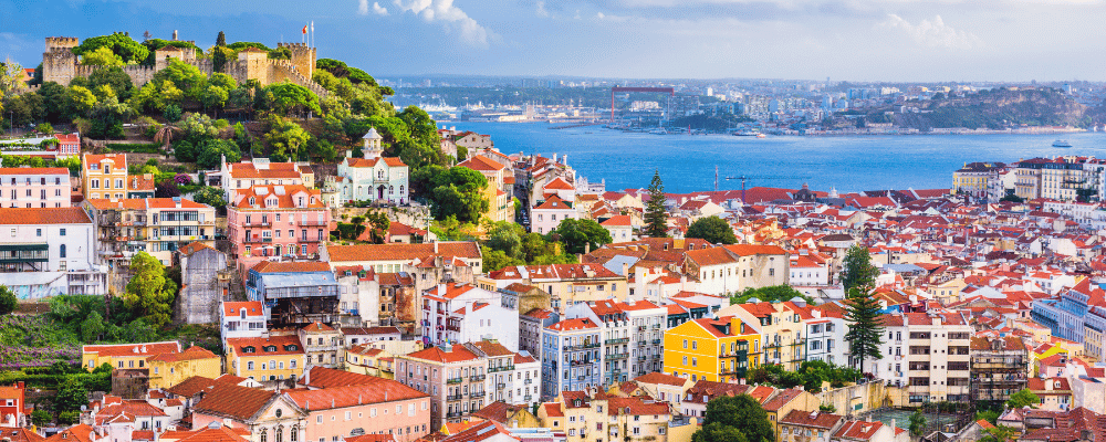 lisbon portugal view of city and water