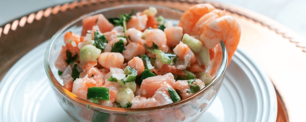 bowl of ceviche