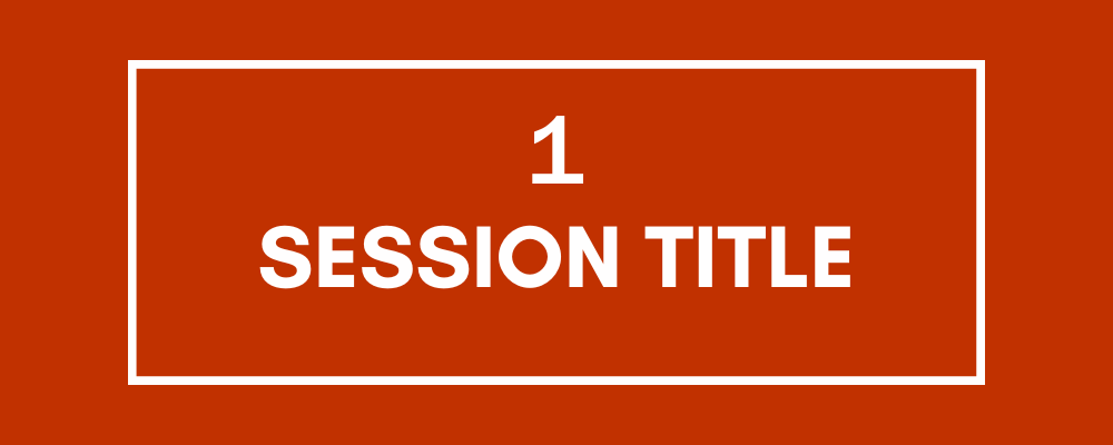 Session title for your breakout sesion