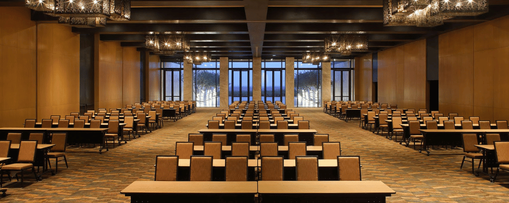 hotel ballroom at the JW Marriott Cabo San Lucas