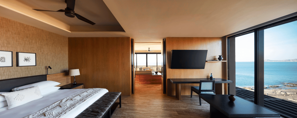 event attendee room at the JW Marriott Cabo san lucas