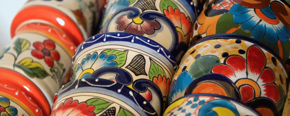 decorative mexican ceramics and pottery used as incentive gifts