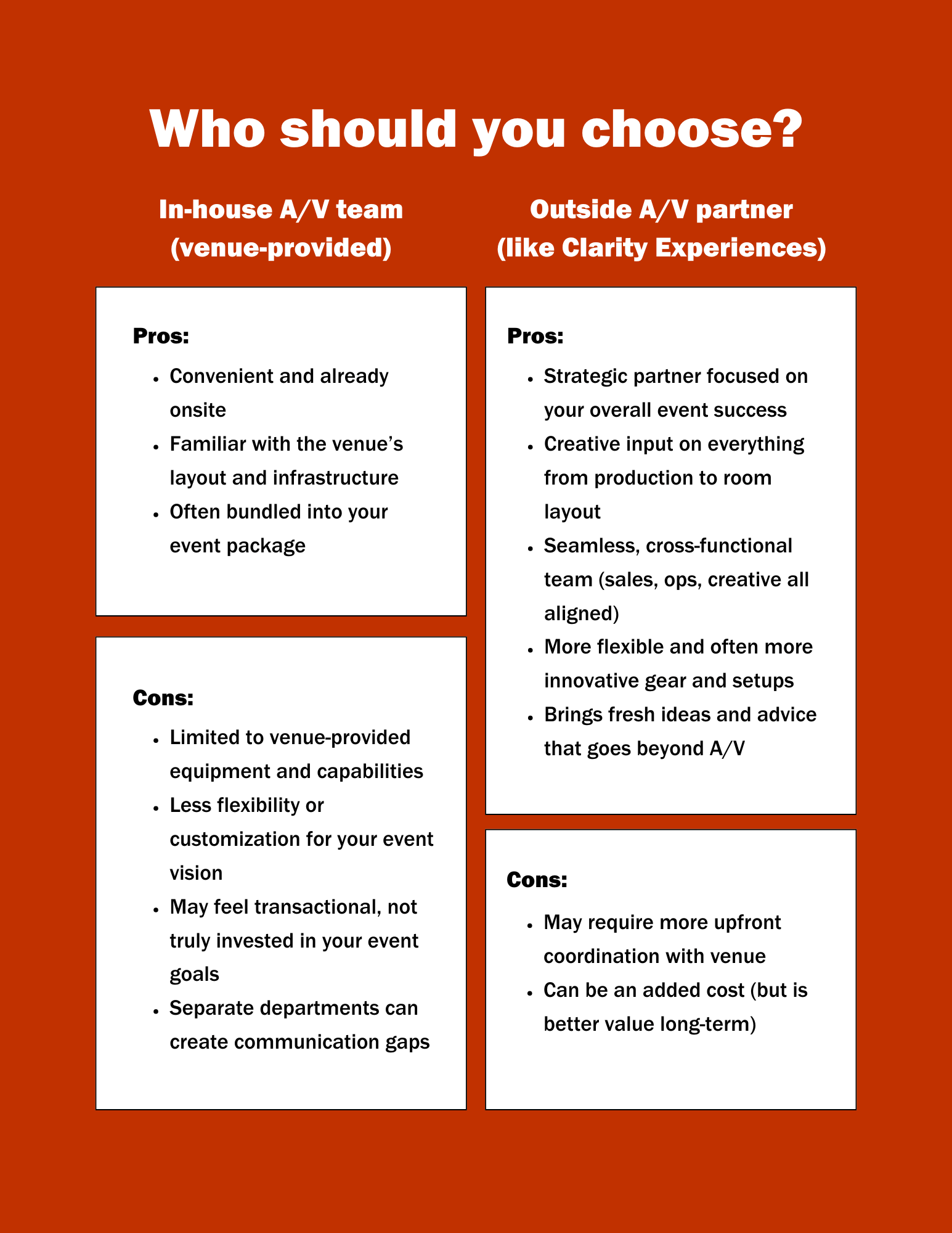 corpoate conference AV partner