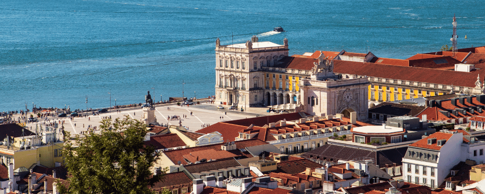 view of lisbon portugal