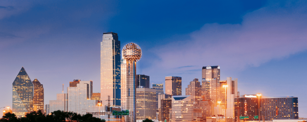 Downtown Dallas skyline