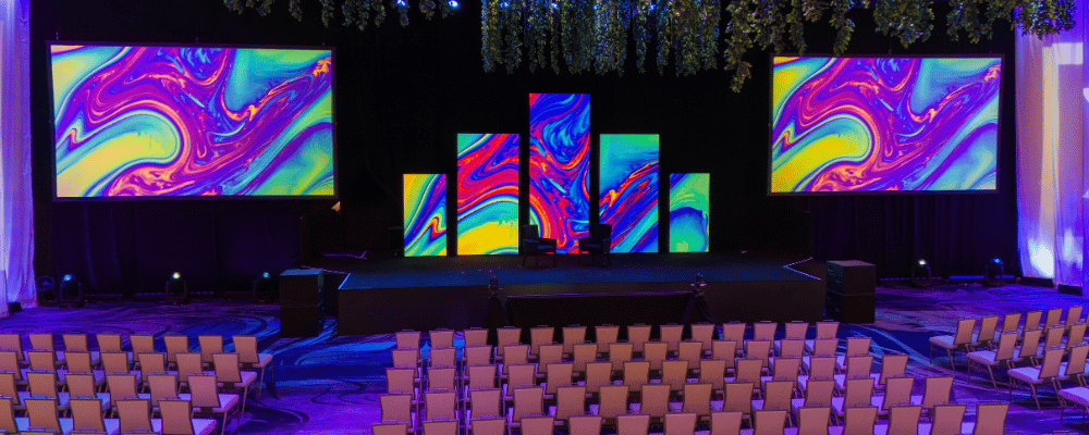 Theater Style floor plans for your conference