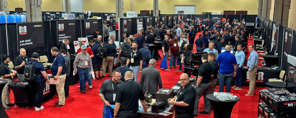 group of attendees networking during a conference