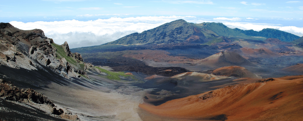 view of haleakala in Maui, Hawaii
