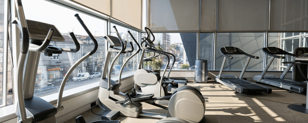 Wellness and fitness facilities at a conference event venue