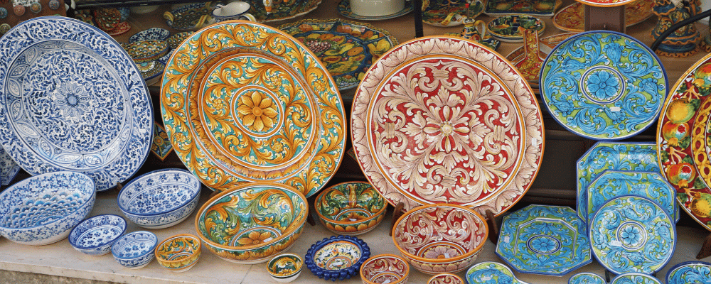 handmade italian pottery in florence 