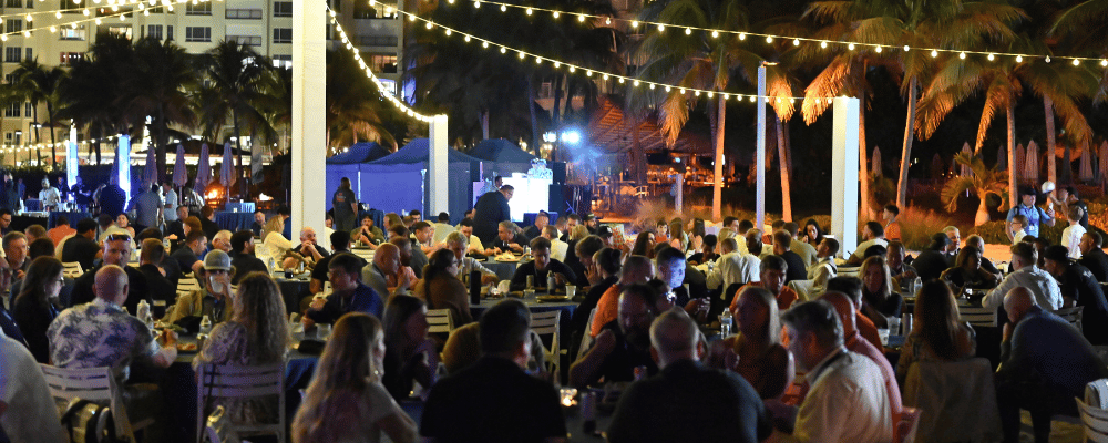 group of attendees during an incentive trip