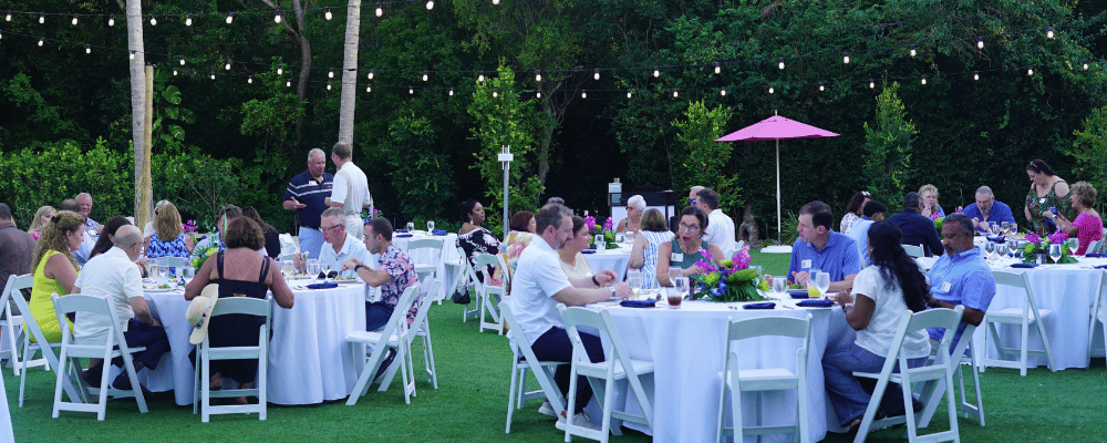 group of attendees at an incentive trip