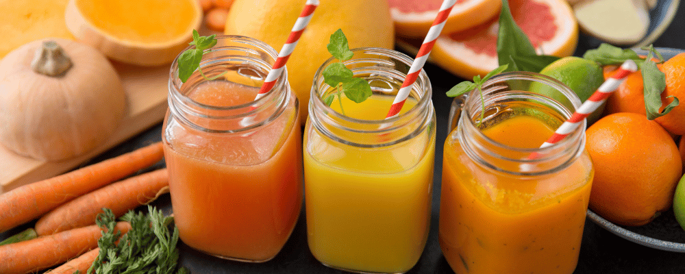 Fresh juices and smoothies for your event