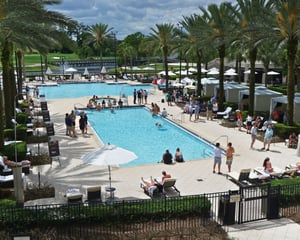 out side pool area of the Signia Bonney Creek in Florida