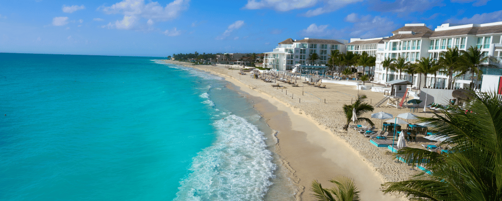 all-inclusive resort on the beach in playa-del-carmen, mexico