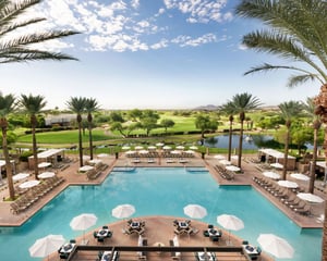 princess poolside overview of the Fairmont Scottsdale