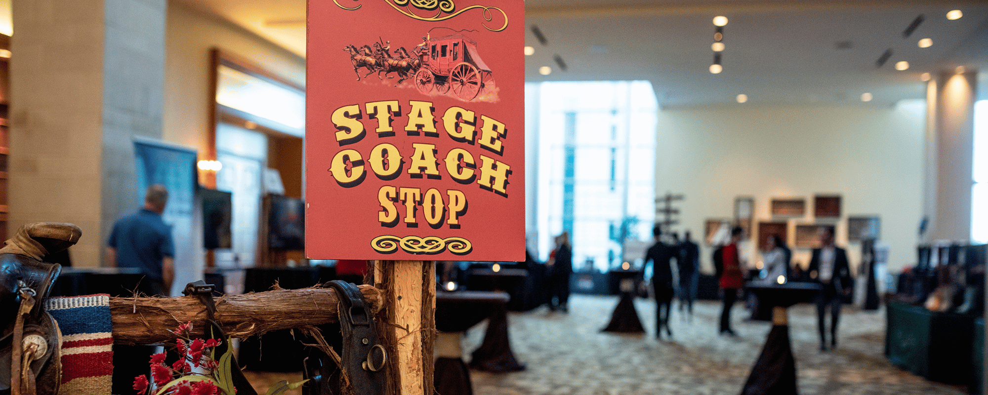 stage coach stop sign