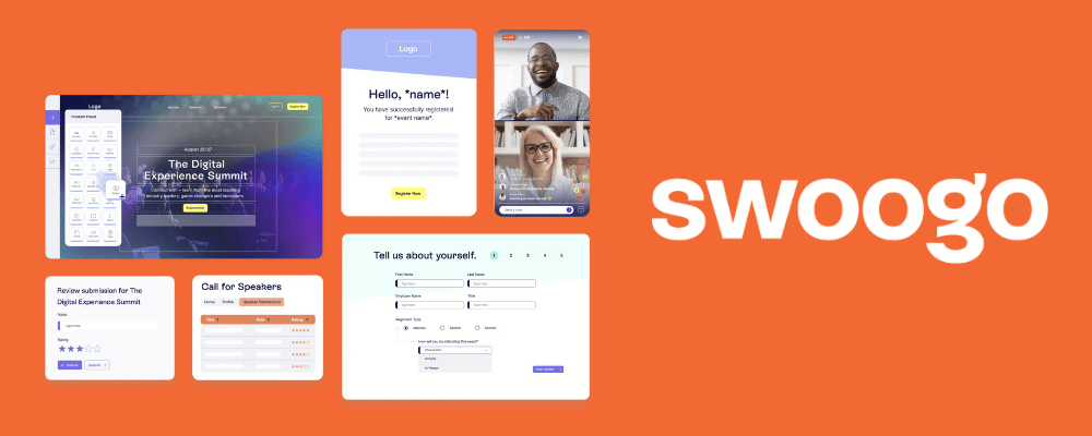 swoogo event management app interface