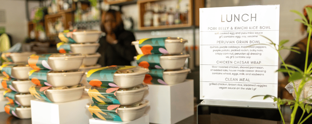 eco lunches at a user conference san fransisco. 2