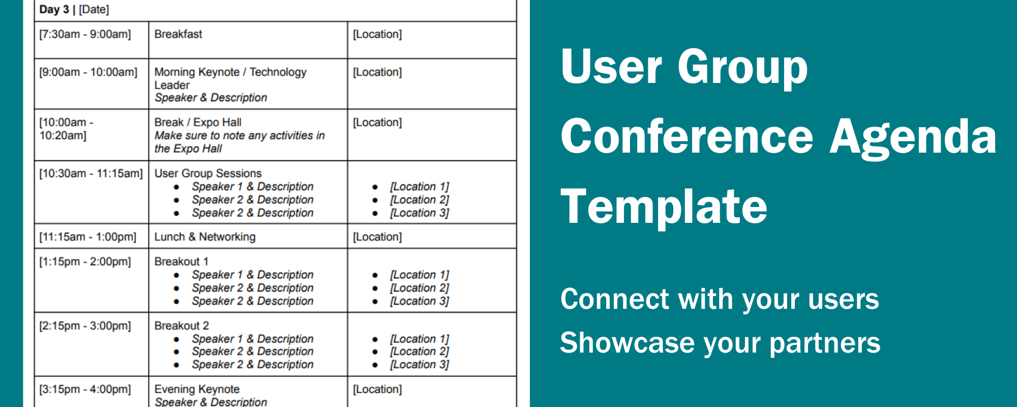 6 Conference Agenda Templates to Improve Engagement and Event Success